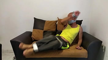 Preview 4 of Divorce Young Mom Xxx Son Story - N.87 ALEJANDRO ATADO CON CINTA/ALEJANDRO TIED WITH TAPE