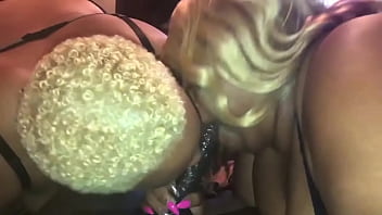 Preview 4 of Xxxxxxxxxxxvi - Pink Kandi Shares BBC With Little In Double Blowjob