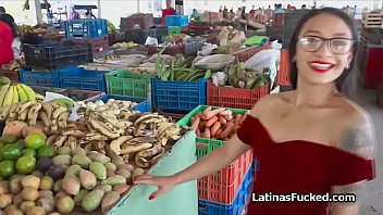 Preview 1 of Mommy Rapez - Amateur Latina cutie in glasses blows cock