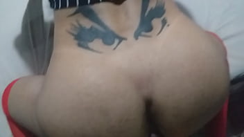 Preview 1 of Ansari Xxx Amateur - Mylle trans dando para seu soldado novinho