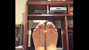 Preview 2 of Cock Lela Star - My Sexy Soft Wrinkled Soles #2