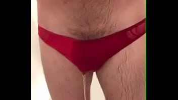 Preview 4 of English Sex Bidio Hd - Pee my wife&rsquo_s panties in the shower