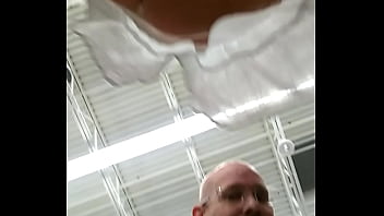 Preview 2 of Png Sex Com Only - White Upskirt Shopping