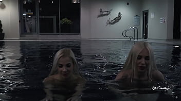Preview 2 of Village Women Police - Skinny Dipping in Public pool