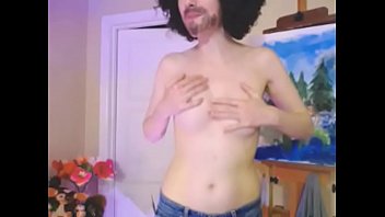 Preview 3 of Eat My Shitt Slav - Teen Girl webcam Bob Ross Cosplay