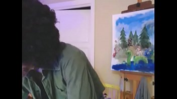 Preview 1 of Eat My Shitt Slav - Teen Girl webcam Bob Ross Cosplay