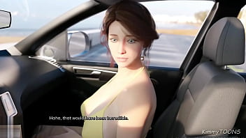 Preview 4 of Milena Teens - Heart Problems - Stepmom almost got caught sucking her stepson&#039_s cock on the side of the road - kimmytoons