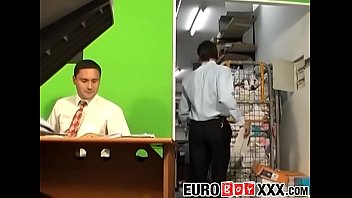 Preview 1 of Mother Son Sex Riyal Me - Three naughty Euro dudes butt banging with passion