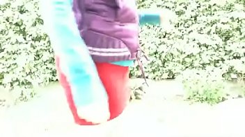 Preview 1 of Concave Nipple Mom - Great wet masturbation in a public garden do you want to enjoy with me?