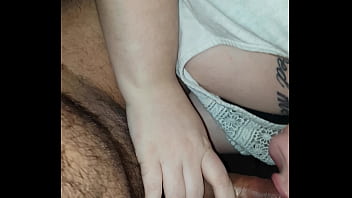 Preview 1 of Xladies Max - Wife sucking nicely on chocolate cock