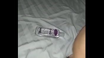Preview 2 of Japenies Fucking Office Jape - PLAYING WITH LUBE