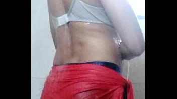 Preview 4 of Muda Asia - Desi cross dresser Aarya bathing