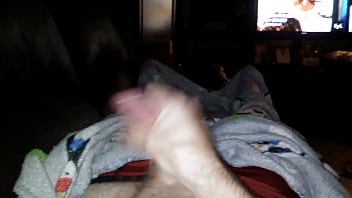 Preview 2 of Desi Groping - Nice cock late night stroking and cum