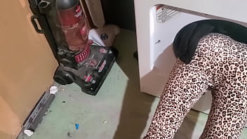 Preview 1 of Indian Rough Saree - Step Sister Doll Stuck In Laundry Machine!