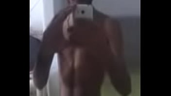 Preview 1 of Punk Rock Gang Bang - Leonardo Rodrigues Sensualizando Frente ao Espelho