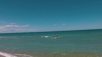 Preview 3 of Litle Girls Sex 12 Years - Russian Girl Sasha Bikeyeva - I&#039_m nude and beautiful on Lago Saler beach in Valencia