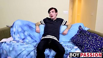 Preview 1 of Evre Nigt - Interviewing twink and then getting him to stroke hard