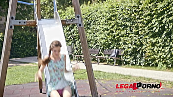 Preview 1 of Bwm And Boy - Little Sofi Smile plays with two big cocks AF001