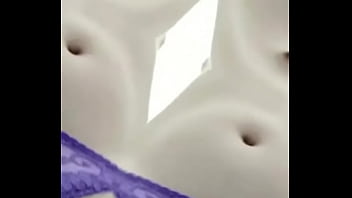 Preview 3 of Wwwx Nxxcom - Mostrando tanguita Lila con Encaje