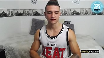 Preview 2 of Adam Sandler - Latina Guy Showing His Biceps
