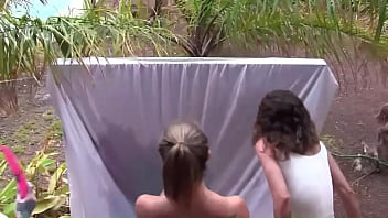 Preview 3 of Imagenesxxx Gratis - Rainbow Puke with April and Katt