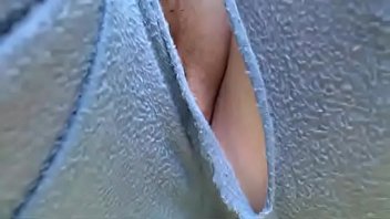 Preview 3 of Daughter Helps Dad With Erection - Nicoletta completely destroys her pants in a public garden and pisses on herself