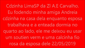 Preview 1 of Saggy Granny Fucks - Cdzinha LimaSp 3 encontro com a Cdzinha Andreia na casa dele enquanto esposa estava trabalhando25052019