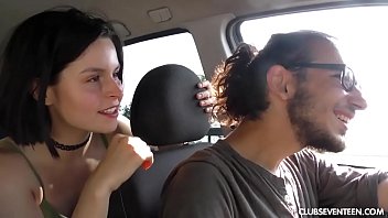 Preview 1 of Dani Dania Hd Porn Sex - Starved Hippie Eats Nina Ole&#039_s Hairy Pussy in Nature