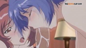 Preview 3 of Blonde In Skirt Blue Eyes - step brother makes a threesome with sister in law - Hentai