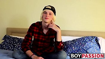 Preview 3 of Talk Masturbation - Thick twink cock ends up getting attention after interview