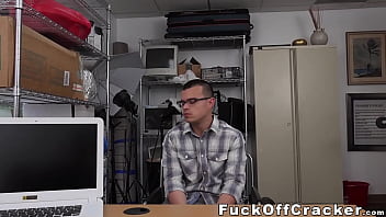 Preview 1 of Real Teenagers Incest - Straight nerd has trouble handling this huge black cock