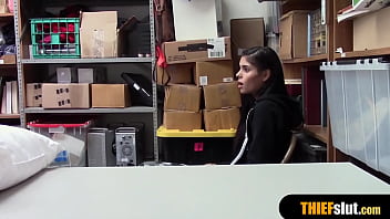 Preview 2 of Indian School Girl And Boy Mms - Petite latina fucked Santa Claus in the back office