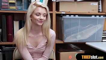Preview 2 of Massive Floppy Tits Doggy - Privileged blonde chick rough fucked by a horny officer