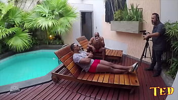 Preview 3 of Hot Lun Phodi - Bastidores do Ted com Bianca Naldy - Nego Catra - Capoeira