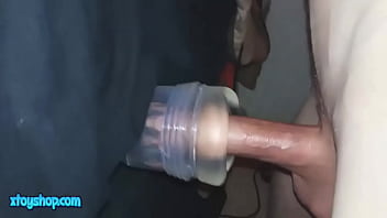 Preview 2 of Wegc - Quick Fleshlight Fuck And Hands Free Cumshot After Egding All Day Hot Amateur