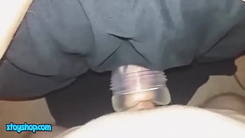 Preview 3 of Wegc - Quick Fleshlight Fuck And Hands Free Cumshot After Egding All Day Hot Amateur