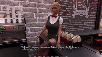 Preview 2 of Katrena Kafe Xxxxx - Fetish Locator #07 - Blonde Busty Barista Gets Rizzed Up