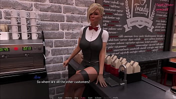 Preview 1 of Katrena Kafe Xxxxx - Fetish Locator #07 - Blonde Busty Barista Gets Rizzed Up