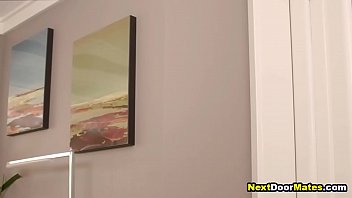Preview 1 of Arab Hottie Cooking - Step brother caught sniffing dirty underwear