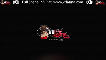 Preview 1 of Swallow School - VRLatina.com - Tattooed Latina Teen Kitchen Fuck 5K VR