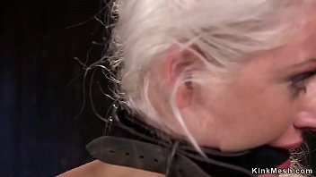 Preview 2 of Kajol Xxnx Com - Waxed blonde in device bondage toyed