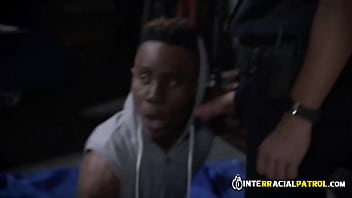 Preview 3 of Virgin Full Hd Videos - BLACK burglar pounded HARDCORE by ROUGH COPS