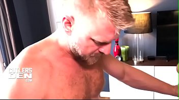 Preview 4 of Black Gay Boy Fuck A Girl - Big Blond Cock Logan Fucks Franco Bareback