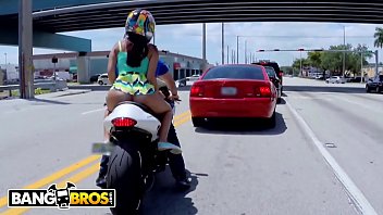 Preview 1 of Seaxy Hd Videos - BANGBROS - Big Booty Latin Babe Sophia Steele Rides A Motorcycle &amp_ A Cock