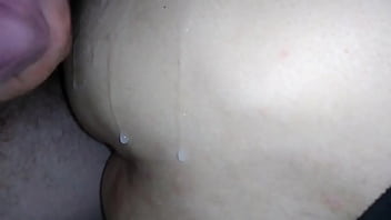 Preview 4 of Indo Bokep Perawat - Busted a fat load on her ass and back