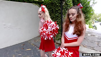 Preview 1 of Mom Japan Sex No Sensor - Cheerleaders pops out their tight twats and spread their legs wide for a hot spreadeagle fucking!