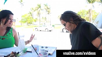 Preview 1 of Ten Ten Fuul Hd Sexs - Cuban Angelina Castro Fucked On Hotel Roof? - VNALive.com!