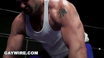 Preview 1 of Asdlita From Batam - GAYWIRE - Oiled Gay Championship Wrestling With Jax Thanatos &amp_ Vadim Black
