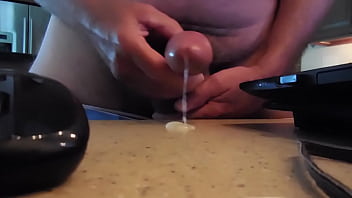 Preview 3 of Hardly Moaning - playing with my cock