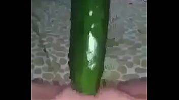 Preview 1 of Yoga Film - Hot masturbation using cucumber